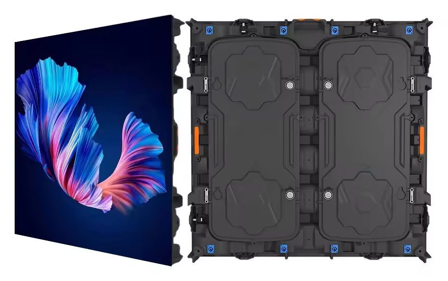 Outdoor fixed LED display cabinet